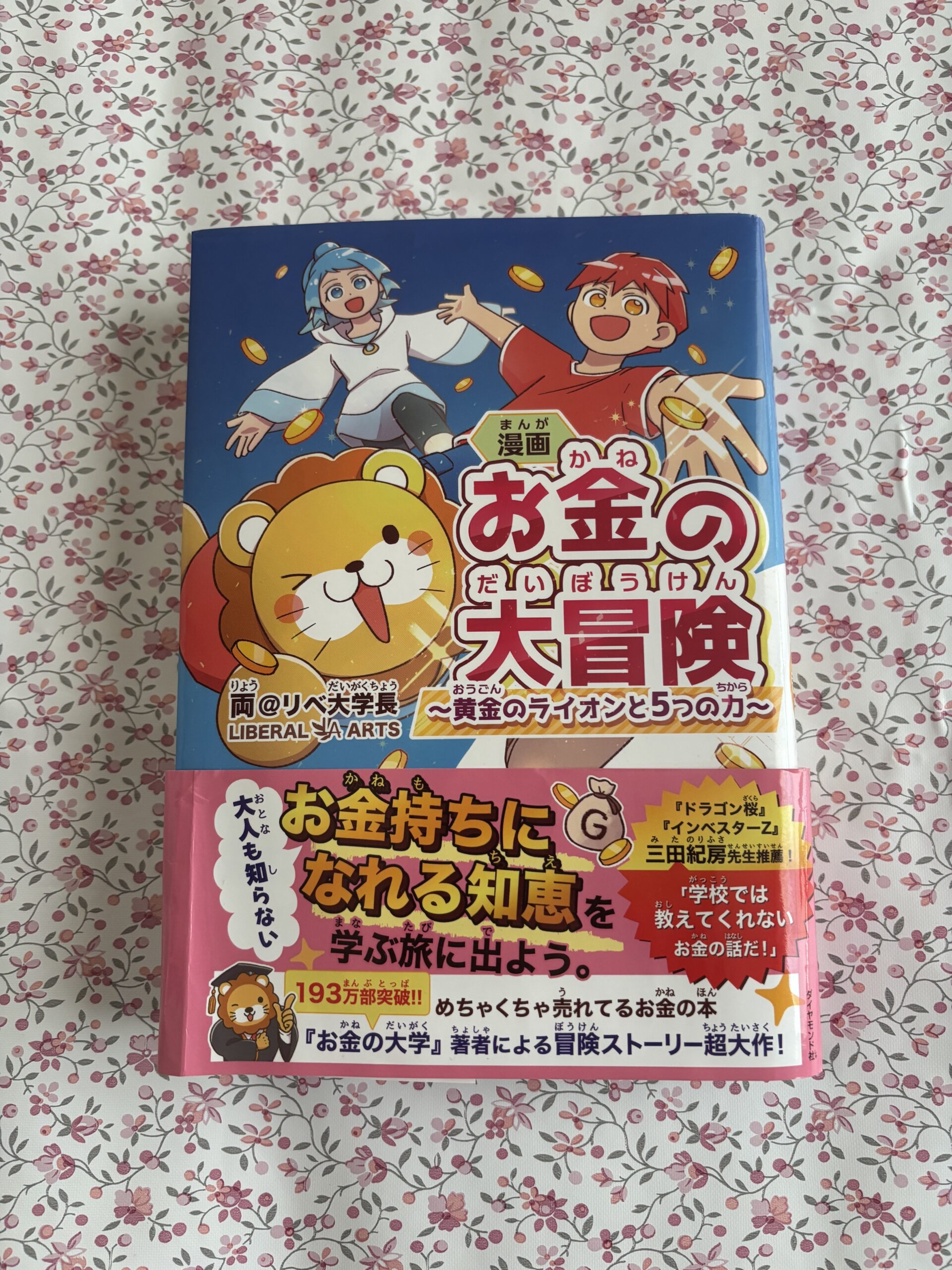漫画 お金の大冒険の実物写真